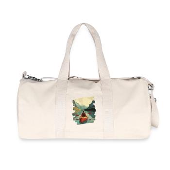 Kayak Kayakistes Kayak en plein air - Sac de sport en toile recyclée Stanley/Stella - blanc naturel - Devant