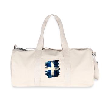 Finnish flag Finland - Recycled Canvas Sports Bag by Stanley/Stella - natural - Front