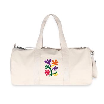 Matisse Inspires: Abstract Floral Pattern - Recycled Canvas Sports Bag by Stanley/Stella - natural - Front