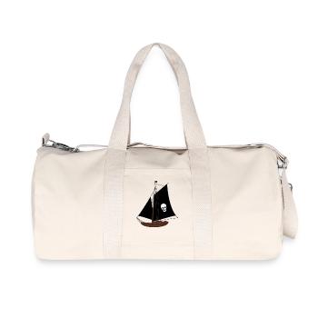 voilier Navires Voilier Pirates Enfants - Sac de sport en toile recyclée Stanley/Stella - blanc naturel - Devant