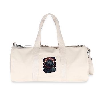 Astronaute du Labrador - Sac de sport en toile recyclée Stanley/Stella - blanc naturel - Devant