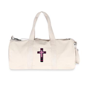 Croix Fleurs Croix Crucifix - Sac de sport en toile recyclée Stanley/Stella - blanc naturel - Devant