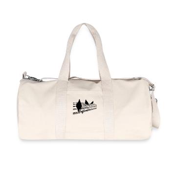 Chickens on staves Sheet music - Recycled Canvas Sports Bag by Stanley/Stella - natural - Front