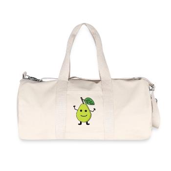 Pear Fruit Fruits Fruit Children Child - Recycled Canvas Sports Bag by Stanley/Stella - natural - Front