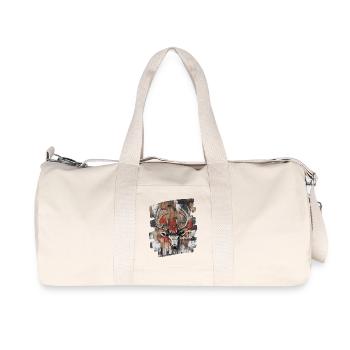 Deer with antlers - Recycled Canvas Sports Bag by Stanley/Stella - natural - Front