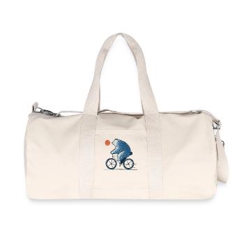 Cycling Bears Adventure Cycling - Recycled Canvas Sports Bag by Stanley/Stella - natural - Front