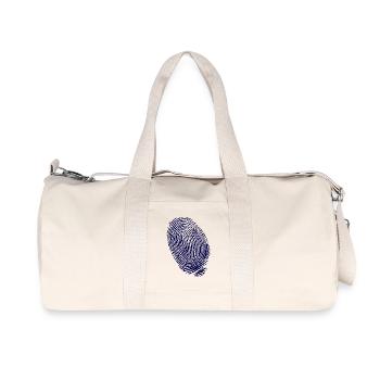 EMPREINTE DIGITALE - Sac de sport en toile recyclée Stanley/Stella - blanc naturel - Devant