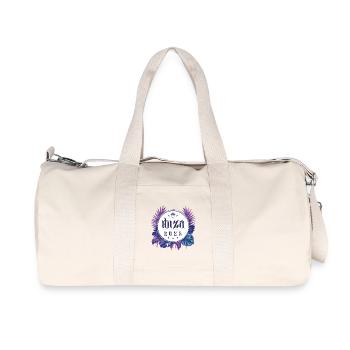 Ibiza 2025 - Recycled Canvas Sports Bag by Stanley/Stella - natural - Front