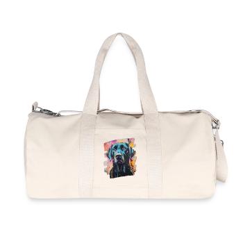 Labrador - Sac de sport en toile recyclée Stanley/Stella - blanc naturel - Devant