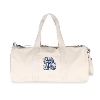 Bicycle Wolf Design Créatif Cyclisme - Sac de sport en toile recyclée Stanley/Stella - blanc naturel - Devant
