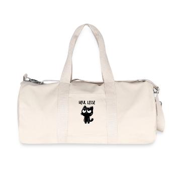 Wenn Blicke beleidigen könnten – Katzenedition - Recycelte Canvas-Sporttasche von Stanley/Stella - Naturweiß - Vorne