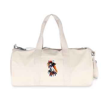 Amoureux des cigognes Cigognes blanches Cigognes géantes Cigognes - Sac de sport en toile recyclée Stanley/Stella - blanc naturel - Devant