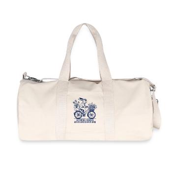 Easter Couriers Bunny Retro Delivery Crew - Recycled Canvas Sports Bag by Stanley/Stella - natural - Front
