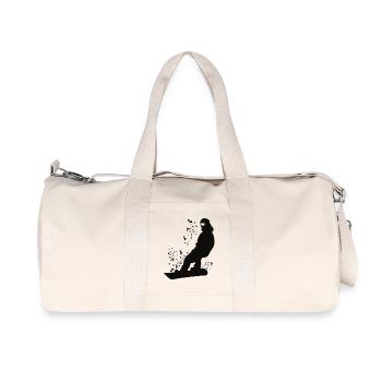 Snowboarder Snowboarding Snowboard - Recycled Canvas Sports Bag by Stanley/Stella - natural - Front
