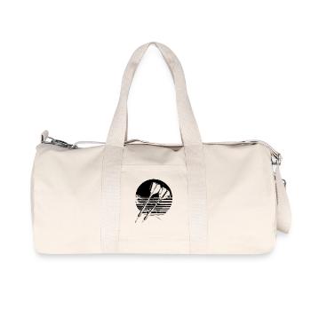 Darts Drawing - Recycled Canvas Sports Bag by Stanley/Stella - natural - Front