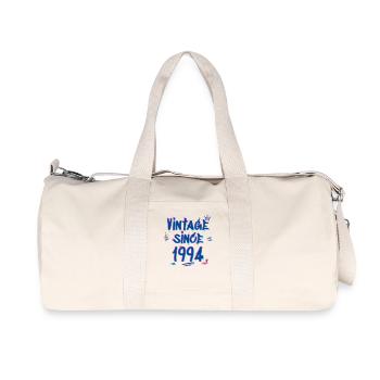 Vintage Since 1994 Hip-Hop Graffiti Glitch 31st - Recycled Canvas Sports Bag by Stanley/Stella - natural - Front