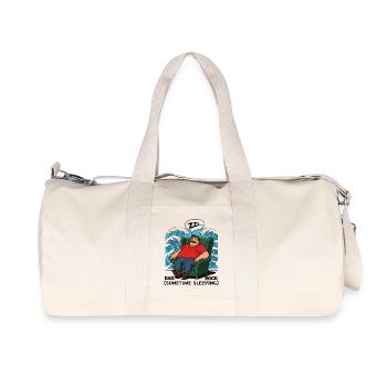 Papa : Rock - Sac de sport en toile recyclée Stanley/Stella - blanc naturel - Devant