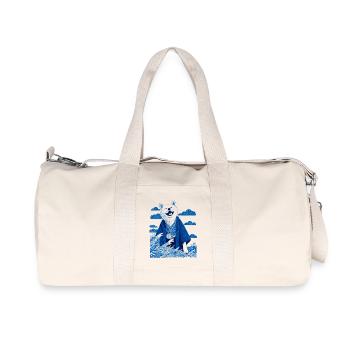 Shibu Kimono - Recycelte Canvas-Sporttasche von Stanley/Stella - Naturweiß - Vorne