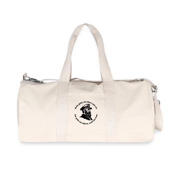 Coal glows, the wind blows rough.... - Recycled Canvas Sports Bag by Stanley/Stella - natural - Front