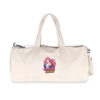 ANIME CRUSH - Süßes Manga Mädchen - Recycelte Canvas-Sporttasche von Stanley/Stella - Naturweiß - Vorne