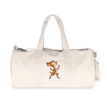 Fröhliches Rehkitz - Dancing Fawn Delight - Recycled Canvas Sports Bag by Stanley/Stella - natural - Front