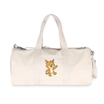Tanzender Luchs - Recycelte Canvas-Sporttasche von Stanley/Stella - Naturweiß - Vorne