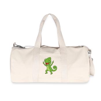 Party Chameleon - Recycelte Canvas-Sporttasche von Stanley/Stella - Naturweiß - Vorne