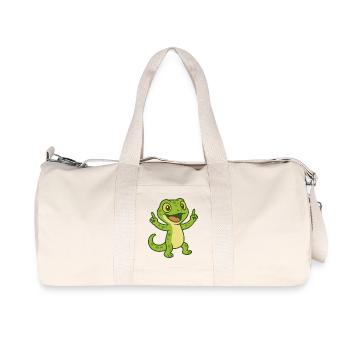 Joyeuses vibrations de gecko - Sac de sport en toile recyclée Stanley/Stella - blanc naturel - Devant
