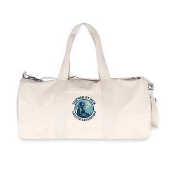Diving is my second oxygen ocean - Recycled Canvas Sports Bag by Stanley/Stella - natural - Front