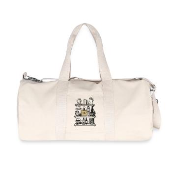 Antique Collector Curated Chaos Vintage Retro - Recycled Canvas Sports Bag by Stanley/Stella - natural - Front