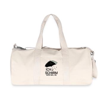 Funny Umbrella Slogan - Recycled Canvas Sports Bag by Stanley/Stella - natural - Front