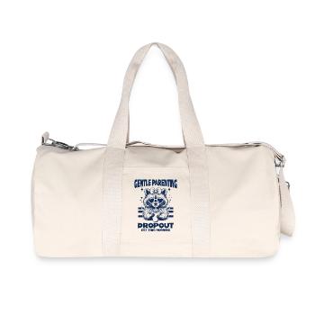 Sanfte Erziehung Aussteiger Sarkastische Mutter Waschbär - Recycelte Canvas-Sporttasche von Stanley/Stella - Naturweiß - Vorne