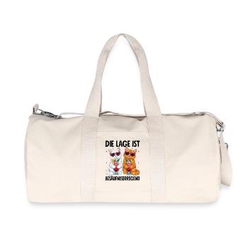 La situation est l’ivresse - Sac de sport en toile recyclée Stanley/Stella - blanc naturel - Devant