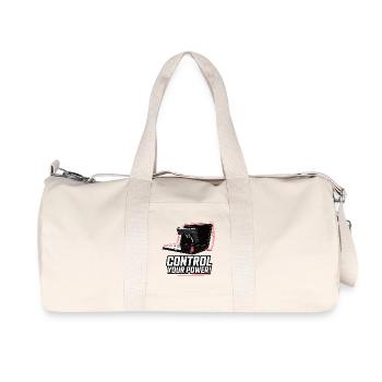 CONTROL YOUR POWER - Recycled Canvas Sports Bag by Stanley/Stella - natural - Front