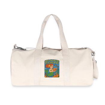 Perdu dans la marée d’un bon livre - Sac de sport en toile recyclée Stanley/Stella - blanc naturel - Devant