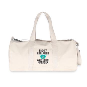 Warehouse Manager Koalafied - Recycelte Canvas-Sporttasche von Stanley/Stella - Naturweiß - Vorne