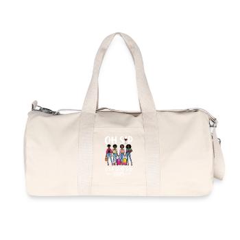 Girls Trip 2025 Fashion Illustration - Recycled Canvas Sports Bag by Stanley/Stella - natural - Front
