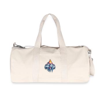 Icône Montagnes - Sac de sport en toile recyclée Stanley/Stella - blanc naturel - Devant