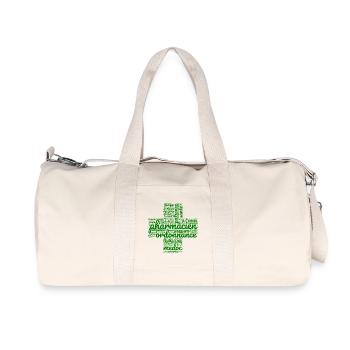 Proud to be a Pharmacist Profession Passion - Recycled Canvas Sports Bag by Stanley/Stella - natural - Front