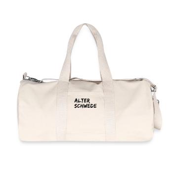 Vieux Suédois Drôle d’expression Dire - Sac de sport en toile recyclée Stanley/Stella - blanc naturel - Devant