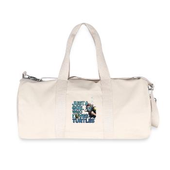 Juste une fille qui aime la plongée sous-marine - Sac de sport en toile recyclée Stanley/Stella - blanc naturel - Devant