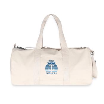 Puttgarden Ostsee Ost Holstein Koordinaten Urlaub - Recycelte Canvas-Sporttasche von Stanley/Stella - Naturweiß - Vorne