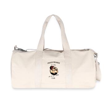 Es ist uns egal Club Menopause - Recycelte Canvas-Sporttasche von Stanley/Stella - Naturweiß - Vorne