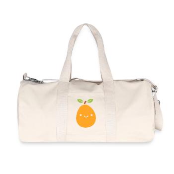 Süße Pfirsich-zu-mir-Mango - Recycelte Canvas-Sporttasche von Stanley/Stella - Naturweiß - Vorne