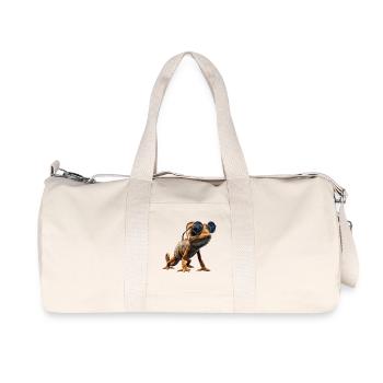 Chameleon Lizard Reptile Chameleon Iguana Lizard - Recycled Canvas Sports Bag by Stanley/Stella - natural - Front