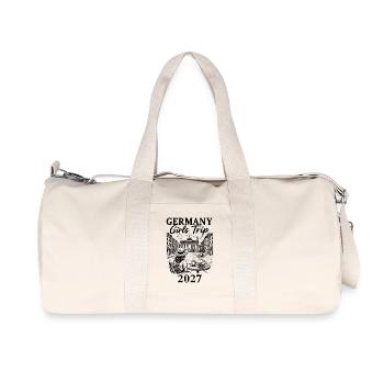 Germany Girls Trip 2027 - Recycled Canvas Sports Bag by Stanley/Stella - natural - Front