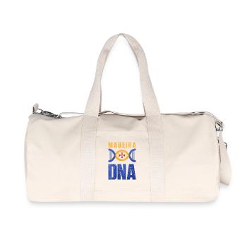Madeira DNA motif design - Recycled Canvas Sports Bag by Stanley/Stella - natural - Front