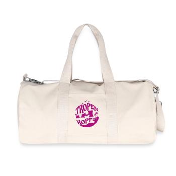 Tropical Hope Illustration - Recycled Canvas Sports Bag by Stanley/Stella - natural - Front