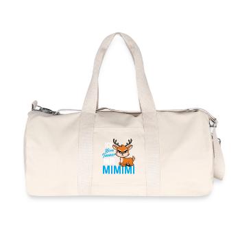Ich Höre Immer Nur Mimimi Reh - Recycelte Canvas-Sporttasche von Stanley/Stella - Naturweiß - Vorne