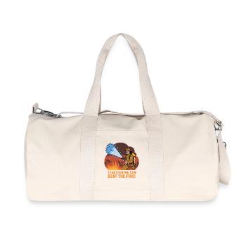 Héros de la lutte contre les incendies avec un tuyau d'arrosage - Sac de sport en toile recyclée Stanley/Stella - blanc naturel - Devant